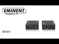 AB7811 Eminent HDMI Extender set via een enkele UTP kabel