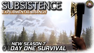 Subsistence | Day One Survival | Season 7 EP1 | Let's Play Subsistence Gameplay