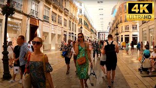 [4K] Malaga Full Walking Tour - Spain Malaga Tour 2022 - Malaga Centro - Malaga Beach - Virtual Tour