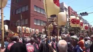 東京　入谷　小野照崎神社　大祭　連合渡御　坂本地区　2014.5.18 Iriya