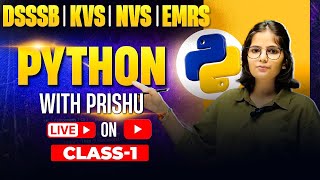 Python (Class-1) with PRISHU | Python Tutorial for Beginners | Happy Coding