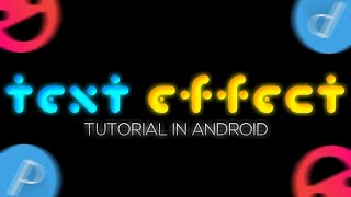 How To Make A New Trending Text Effect In Pixellab #indian777