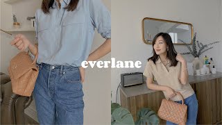 Everlane春季新款试穿测评｜mini giveaway🎁寻找有缘人｜各种蓝色单品｜最值得买的牛仔裤｜新价比超高真丝衬衣｜针织小上衣