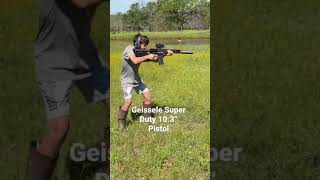 Geissele Super Duty 10.3 Pistol Shooting