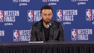 Stephen Curry Postgame Interview - Game 4 | Warriors vs Blazers | 2019 NBA Playoffs