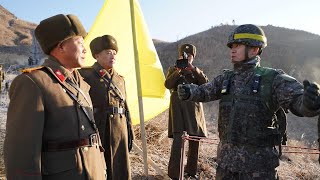 Soldiers from both Koreas cross DMZ