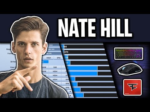 Faze Nate Hill Fortnite Settings, Keybinds and Setup (Season 9)
