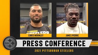 Steelers Press Conference (Sept. 20): Chris Wormley, James Pierre | Pittsburgh Steelers