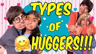 Types of Huggers - Funny Comedy Skits - YouTube // GEM Sisters