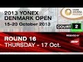 R16 (Court 2) - MD - Ko S.H. / Shin B.C. vs H.Hashimoto / N.Hirata - 2013 Yonex Denmark Open