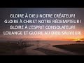 GLOIRE À DIEU NOTRE CRÉATEUR  (#16) - Louis Bourgeois