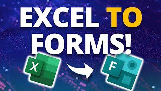 How to Connect Excel to Microsoft Forms 🔥 [SURVEY TIPS!]