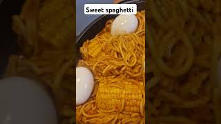 Sweet spaghetti  #shorts #shortfeeds #shortfeed #spaghetti #howtocookspaghetti