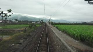 4K 台鐵 417次TEMU1000太魯閣號  台東 - 花蓮  路程景   Taitung - Hualien