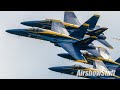 Blue Angels - No Music! - Spirit of St Louis Airshow 2019