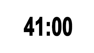 41 Minute Countdown Timer with Alarm