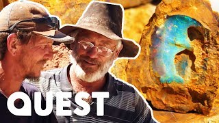 The Boulder Boys Mine A Treasure When They Were About To Quit | Outback Opal Hunters