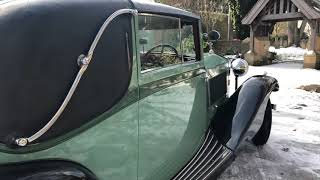 1934 Rolls Royce 20:25 Sedanca Coupe by Hooper Interior Review