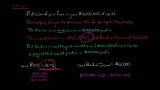 ROI vs. Residual Income