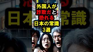 『こんなヤバいのかよ…』外国人が詐欺だと恐る『日本の常識』3選