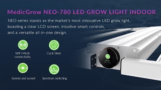 MedicGrow NEO-780 LED Grow Light - Maximum Performance with Smart Control!