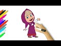 How to Draw Masha | Masha and the Bear