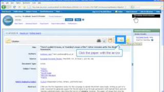 Getting Citations in EBSCOHost