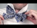 how to tie a bow tie mirrored version