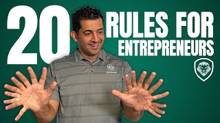 20 Rules for Entrepreneurs