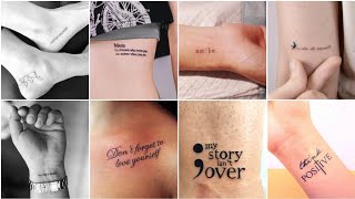 Top 30 Meaningful quotes Tattoo's for Men and women || Best tattoo's of 2023