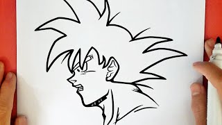 COMO DESENHAR O GOKU