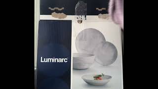 Розпакування Сервіз столовий Luminarc Diwali Marble Granit 19 предметів (Q0217) з Rozetka