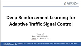 COMP5212 Team18: Deep Reinforcement Learning for Adaptive Traffic Signal Control