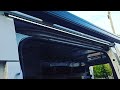 Campervan rain gutter, led light, fiat ducato camper conversion