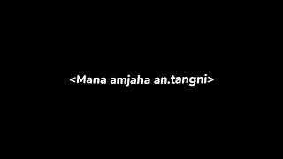 Bimang dimeljok Mane  garo song black screen WhatsApp status video S Nengminza official TV 💕💕