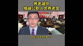 养老减负 缩减公职人员养老金