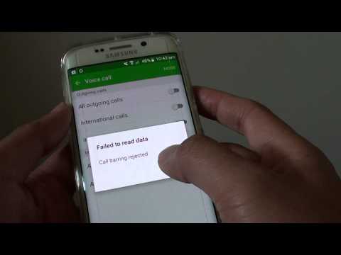 Samsung Galaxy S6 Edge: How to Enable / Disable Call Barring for All Outgoing Calls Samsung Galaxy S6 Edge: How to Enable / Disable Call Barring for All Outgoing Calls