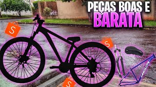 MONTANDO UMA BIKE BOA E BARATA COM PEÇAS DA SHOPEE 🔥