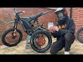 Full DIRT BIKE Wheels For The  SURRON Light Bee X  Installation & Ride Review