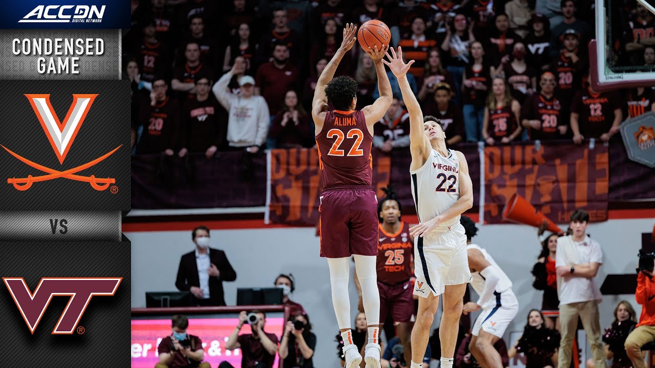 Virginia Vs. Virginia Tech Condensed Game | 2021-22 ACC Men’s ...