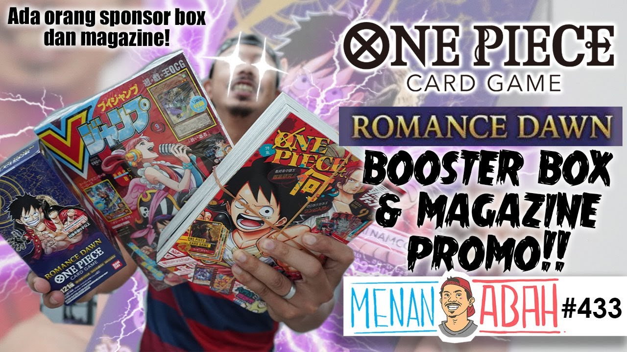 Bukak Booster Box ONE PIECE Romance Dawn Bersama Kad Promo V Dan Super ...