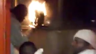 Inmates capture prison riot on camera