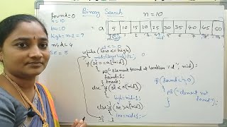 Data Structures in C || Binary Search using C || DS Tutorial in Telugu || Telugu Scit Tutorials
