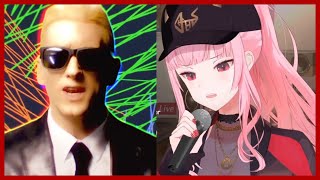 Calli and Eminem RAP GOD Fast Part | Hololive EN