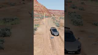 Car and Bollard – BeamNG.drive