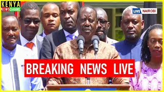 LIVE - Raila Big Announcement after Azimio was Declared Majority Party at ODM Convention Kakamega