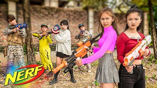 Xgirl Studio Warrior Woman misunderstood SEAL X Girl Nerf Guns Hunter vs Alibaba crime group battle