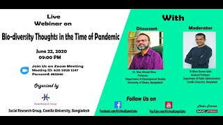 Webinar 14: Bio-diversity Thoughts in the Time of Pandemic