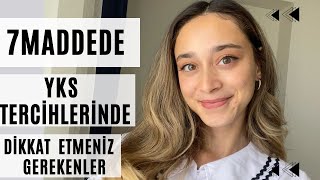 Bu Videoyu İzlemeden Tercih Yapma! YKS Tercihlerinde Dikkat Edilmesi Gerekenler!