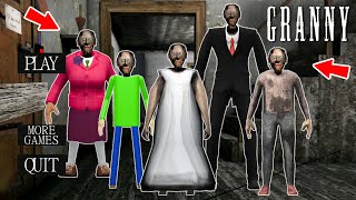Playing as Granny vs 5 Granny BUT Other Bodies ! Secret Update - Gameplay Animation (p.1)